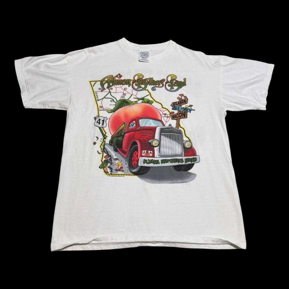 Vintage‎ Allman Brothers Band 1997 Beacon Theatre NYC Concert Shirt Adult Large